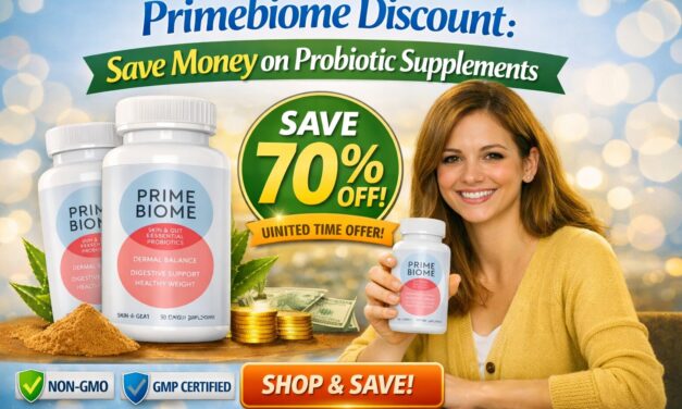 PrimeBiome Discount – Save Up to 70% on Probiotic Supplements